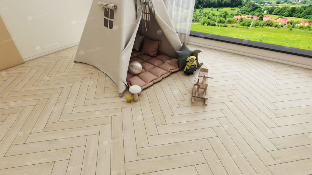 Ламинат Alpine Floor Herringbone 10 Herringbone 10, LF107-03 Дуб Лацио 600 х 100 х 10 mm