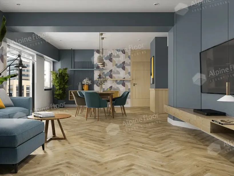 Кварцвинил Alpine Floor Parquet LVT Parquet LVT ECO 16-34 Дуб Кастор