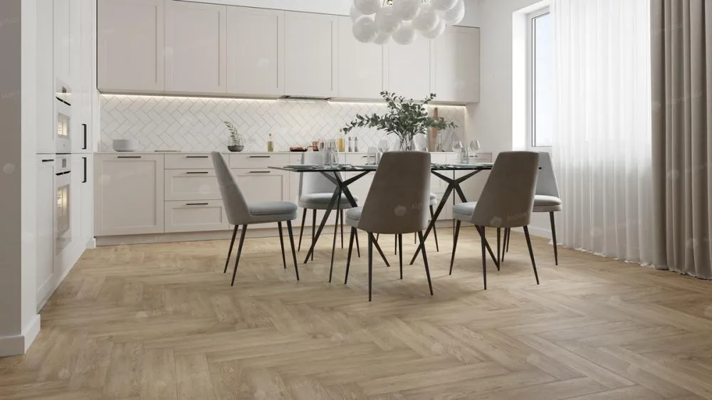 Кварцвинил Alpine Floor Parquet LVT Parquet LVT ECO 16-3 Дуб Ваниль Селект