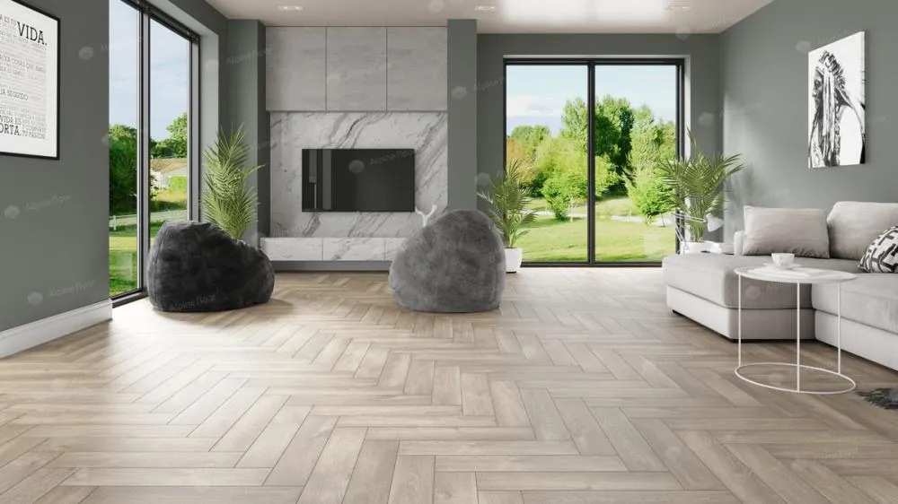 Кварцвинил Alpine Floor Parquet LVT Parquet LVT ECO 16-5 Дуб Натуральный Отбеленный