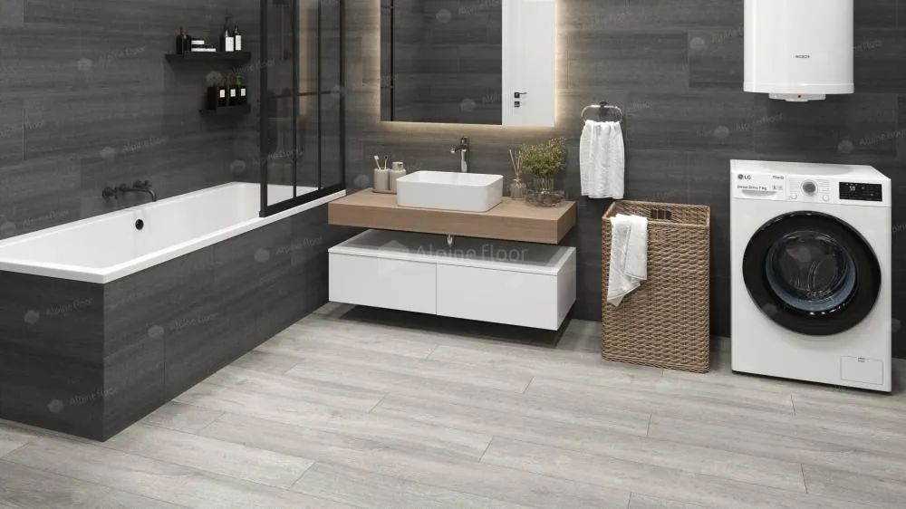 Кварцвинил Alpine Floor Premium XL Premium XL ECO 7-14 Дуб Платина