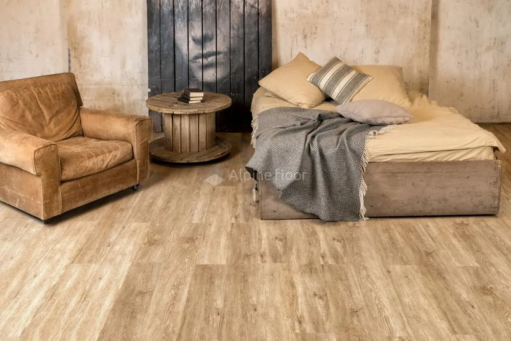 Кварцвинил Alpine Floor Grand Sequoia LVT Grand Sequoia LVT ECO 11-602 Миндаль