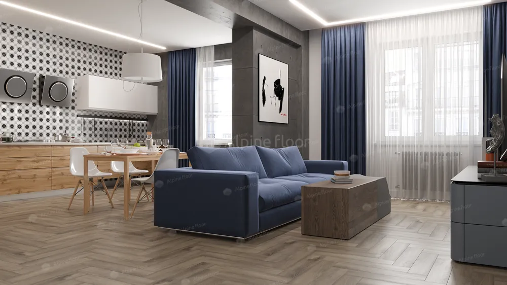 Кварцвинил Alpine Floor Parquet Premium ABA Parquet Premium ABA ECO 19-15 Северная История