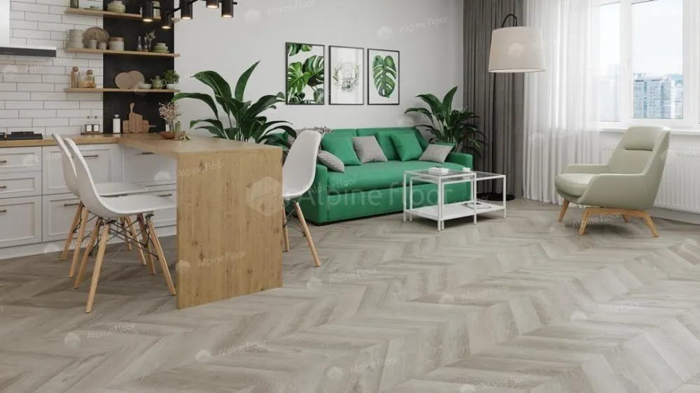 Кварцвинил Alpine Floor Chevron LVT Chevron LVT ECO 20-1 Дуб Фантазия