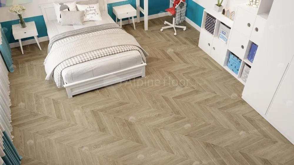 Кварцвинил Alpine Floor Chevron LVT Chevron LVT ECO 20-2 Дуб Ваниль Селект