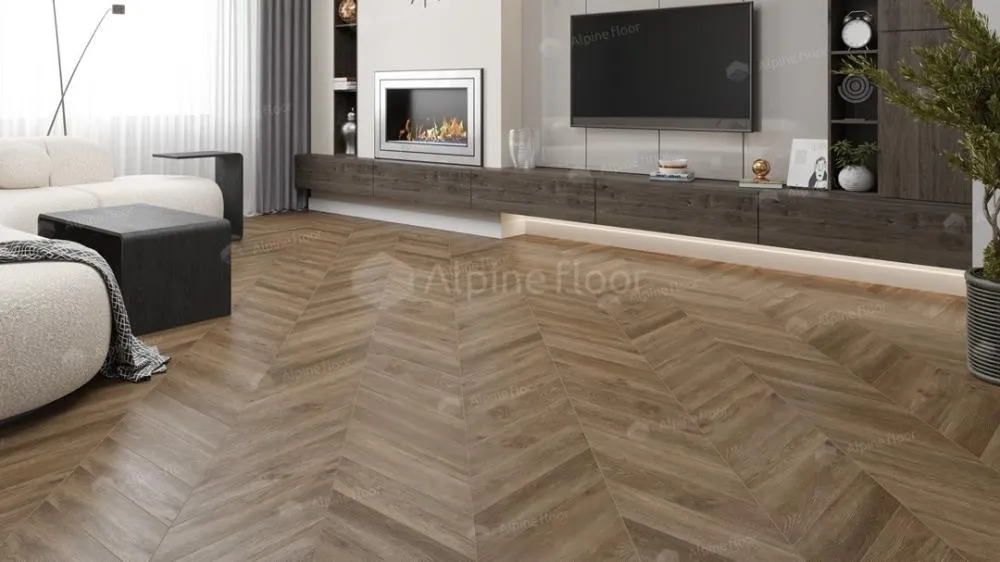 Кварцвинил Alpine Floor Chevron LVT Chevron LVT ECO 20-5 Макадамия