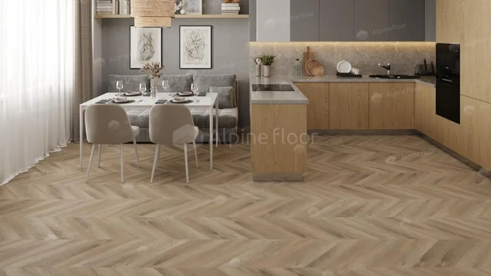 Кварцвинил Alpine Floor Chevron LVT Chevron LVT ECO 20-6 Дуб Синистра