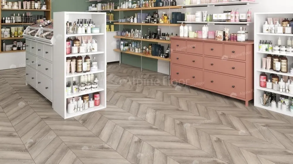 Кварцвинил Alpine Floor Chevron LVT Chevron LVT ECO 20-8 Дуб Исида