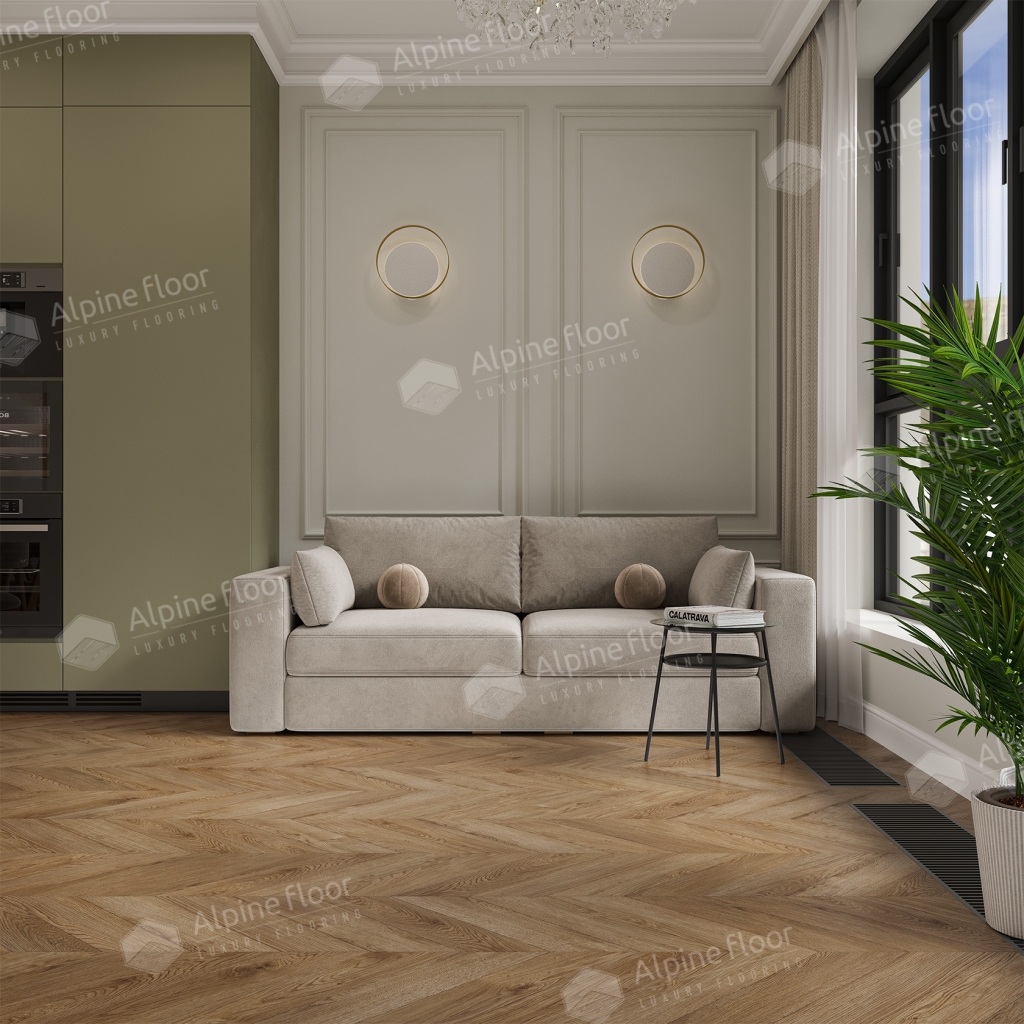 Ламинат Alpine Floor Chevron Art Chevron Art LF109-06, 550*112*12mm (1,232 м2 20 шт в уп)