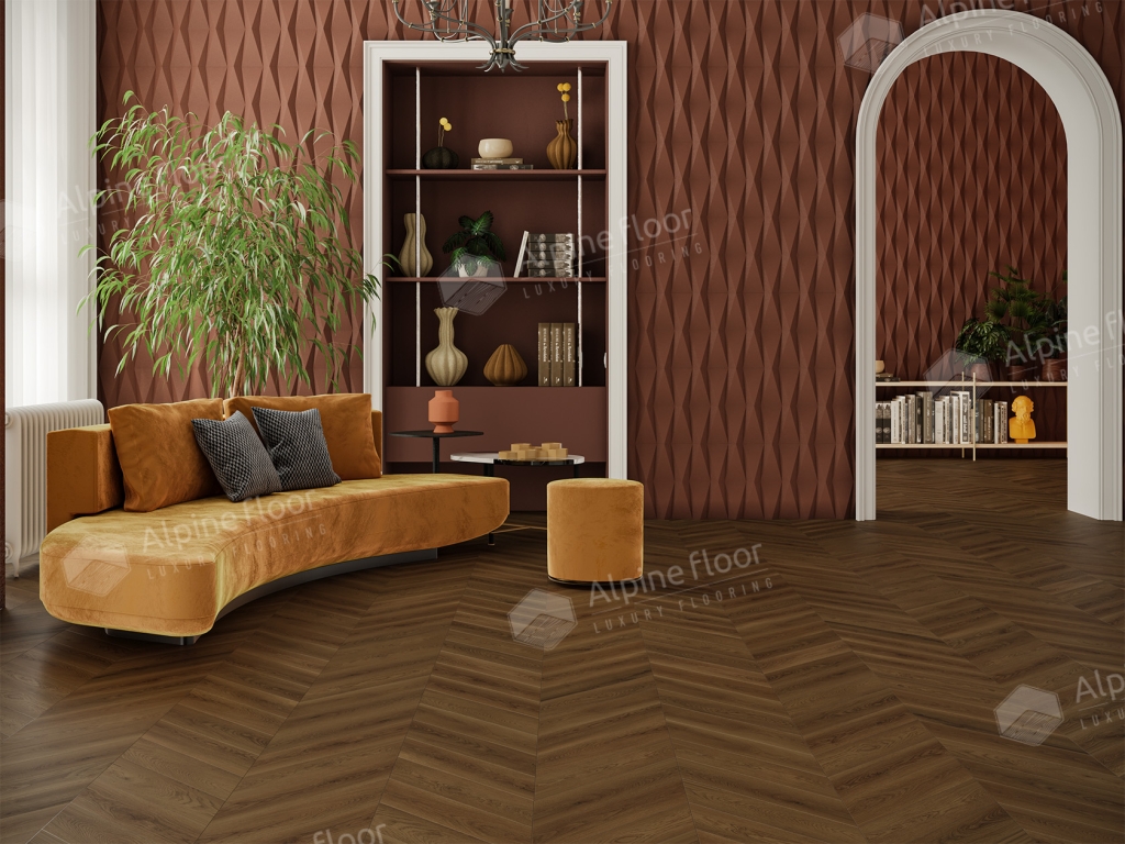 Ламинат Alpine Floor Chevron Art Chevron Art LF109-09, 550*112*12mm (1,232 м2 20 шт в уп)