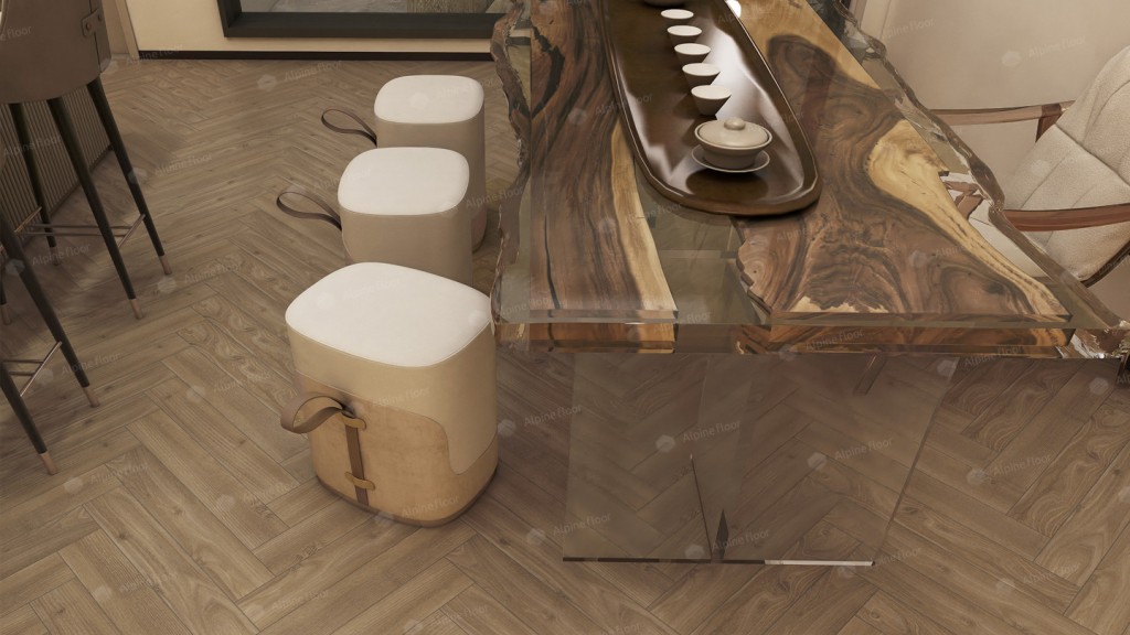 Ламинат Alpine Floor Herringbone 12 Herringbone 12 LF105-09 Дуб Калабрия