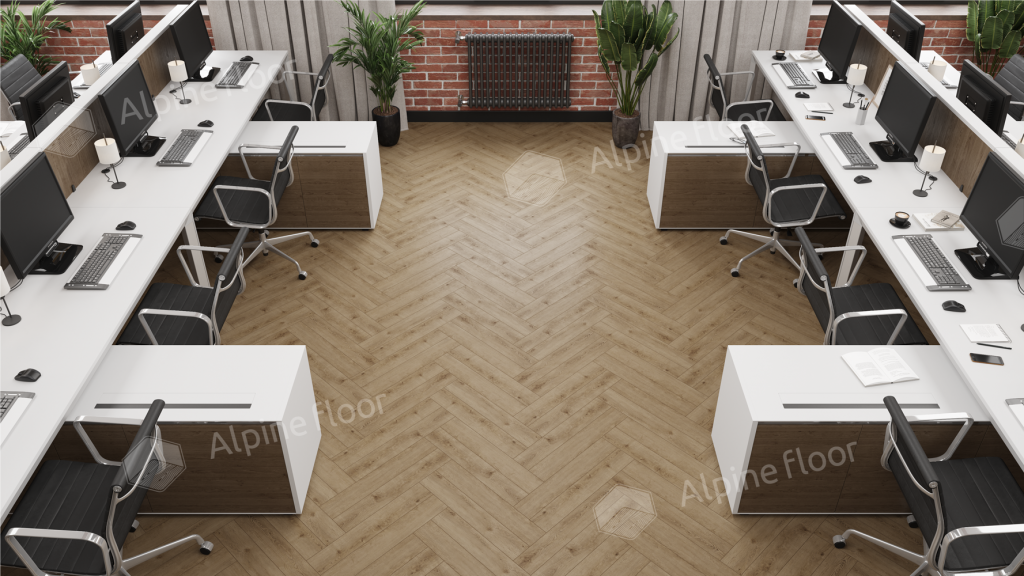 Ламинат Alpine Floor Herringbone 12 PRO NEW Herringbone 12 Pro (NEW), LF106-07A Дуб Прованс 606 х 101 х 12 mm