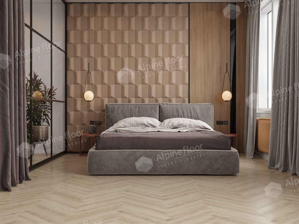 Ламинат Alpine Floor Herringbone 12 PRO NEW Herringbone 12 Pro (NEW), LF106-08A Дуб Орлеан 606 х 101 х 12 mm