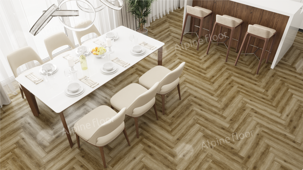 Ламинат Alpine Floor Herringbone 12 PRO NEW Herringbone 12 Pro (NEW), LF106-09A Дуб Марсель 606 х 101 х 12 mm