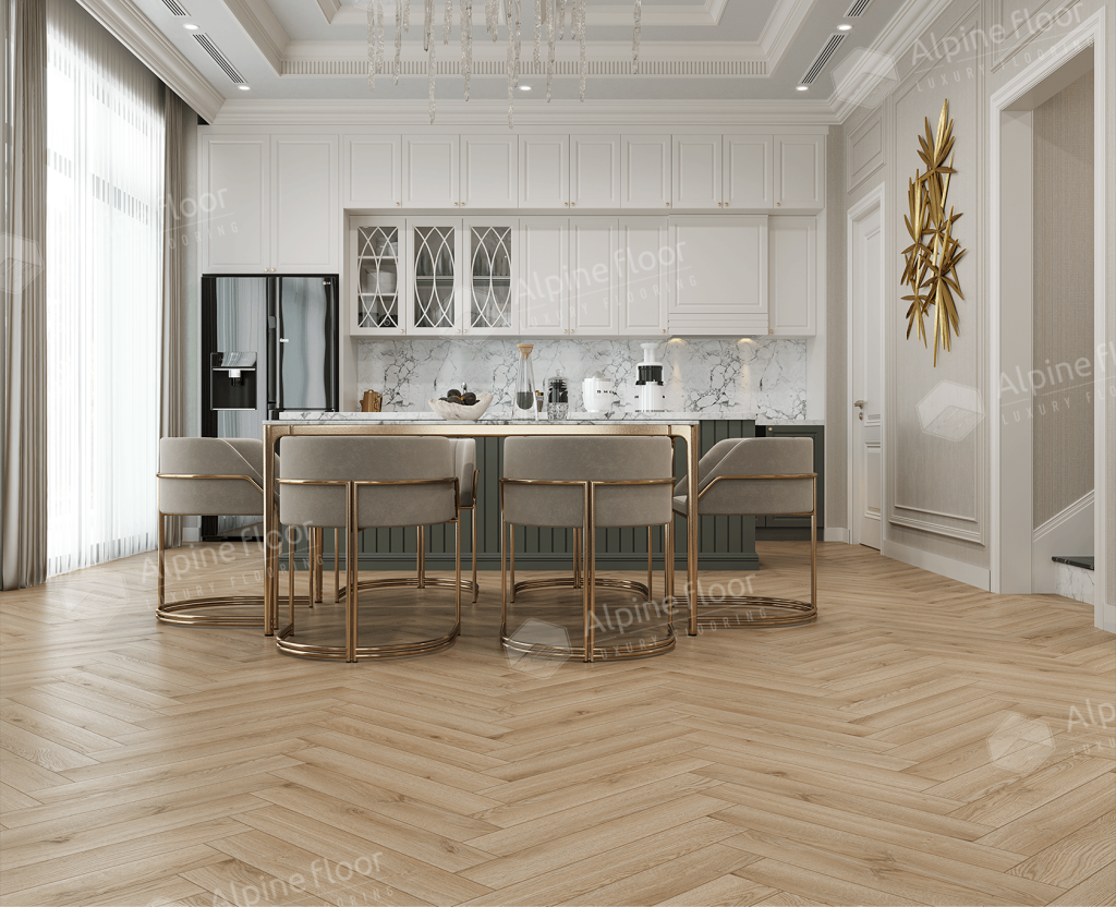 Ламинат Alpine Floor Herringbone 12 PRO NEW Herringbone 12 Pro (NEW), LF106-12A Дуб Артуа 606 х 101 х 12 mm