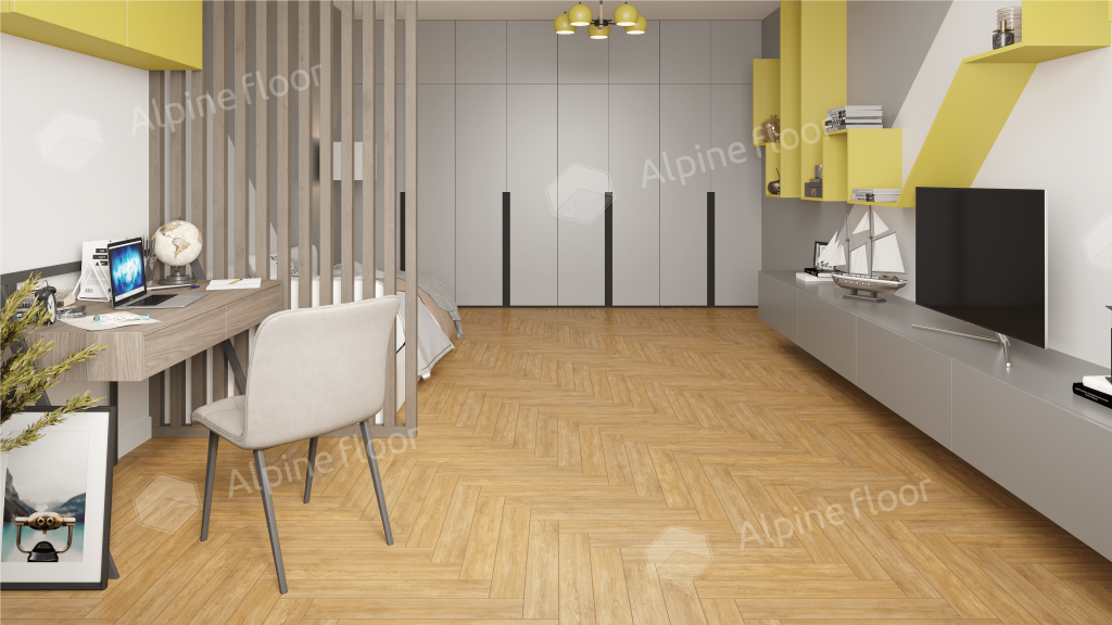 Ламинат Alpine Floor Herringbone 8 PRO NEW Herringbone 8 Pro (NEW), LF102-04A Дуб Тулуза 606 х 101 х 8 mm