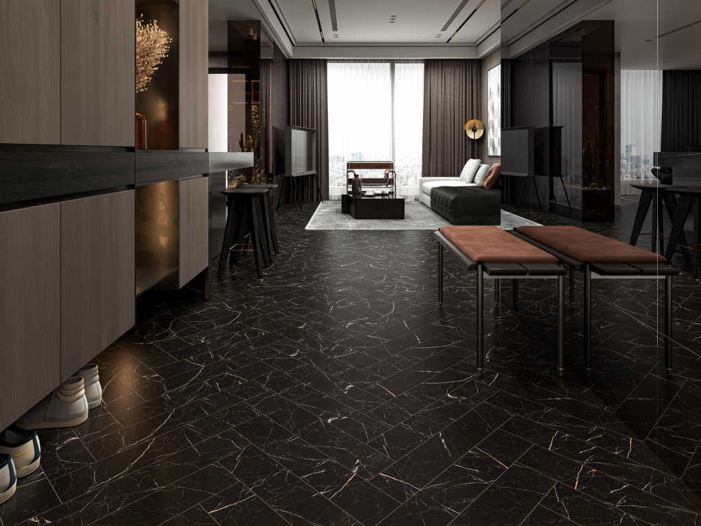 Кварцвинил Alpine Floor Адамант Паркет Адамант Паркет ECO 31-11-R Неро