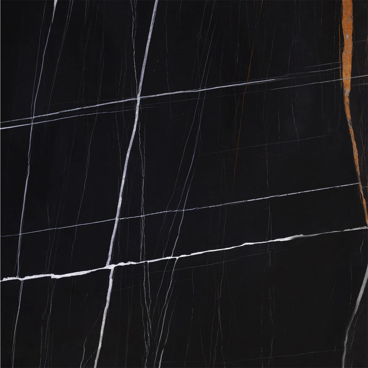 Керамогранит Kerranova Marble Trend Nero Dorato Nero Dorato K-1004/MR/600x600x9 матовый