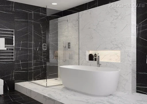 Коллекция Marble Trend Nero Dorato Kerranova - КЕРАМОГРАНИТ