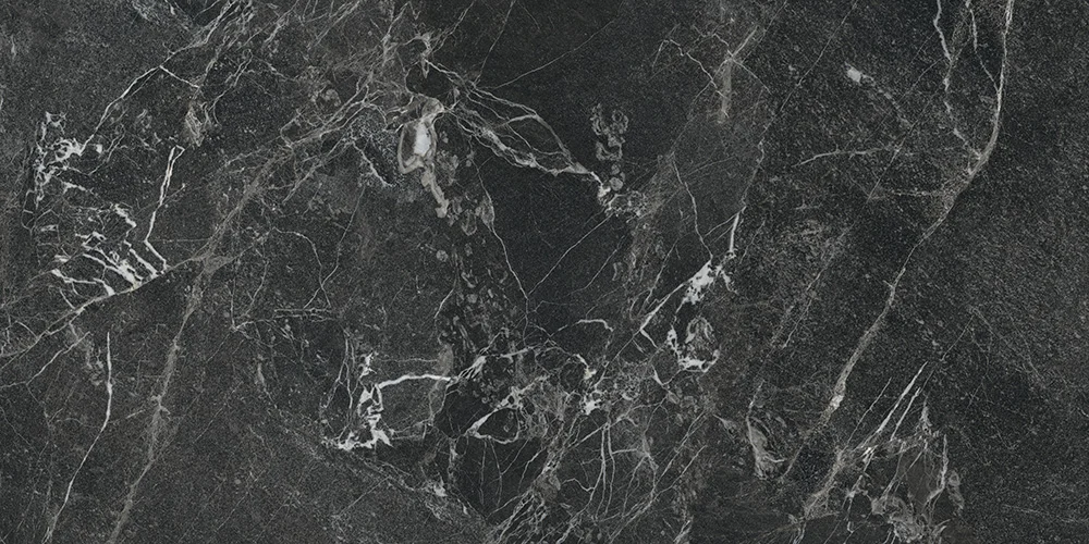 Керамогранит Vitra Marble System Marble Systems Saint Laurent Black 1200x600 LAPP