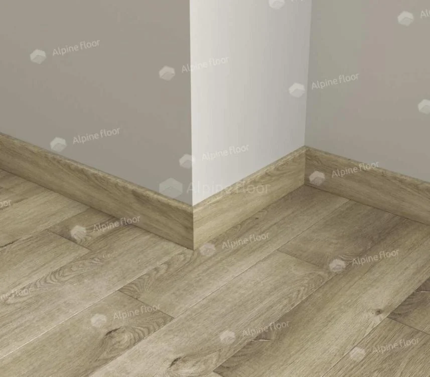 Alpine Floor Плинтус ECO SK 13-5 Дуб Натуральный Отбеленный 2,2 м (Parquet Light)