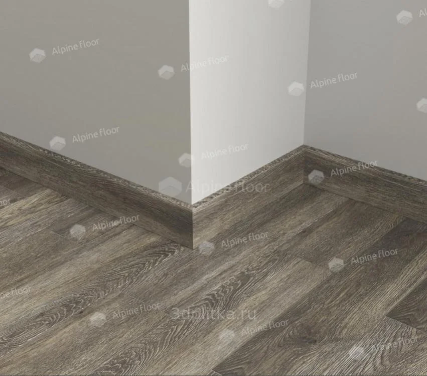 Alpine Floor Плинтус ECO SK 13-8 Венге Грей 2,2 м (Parquet Light)