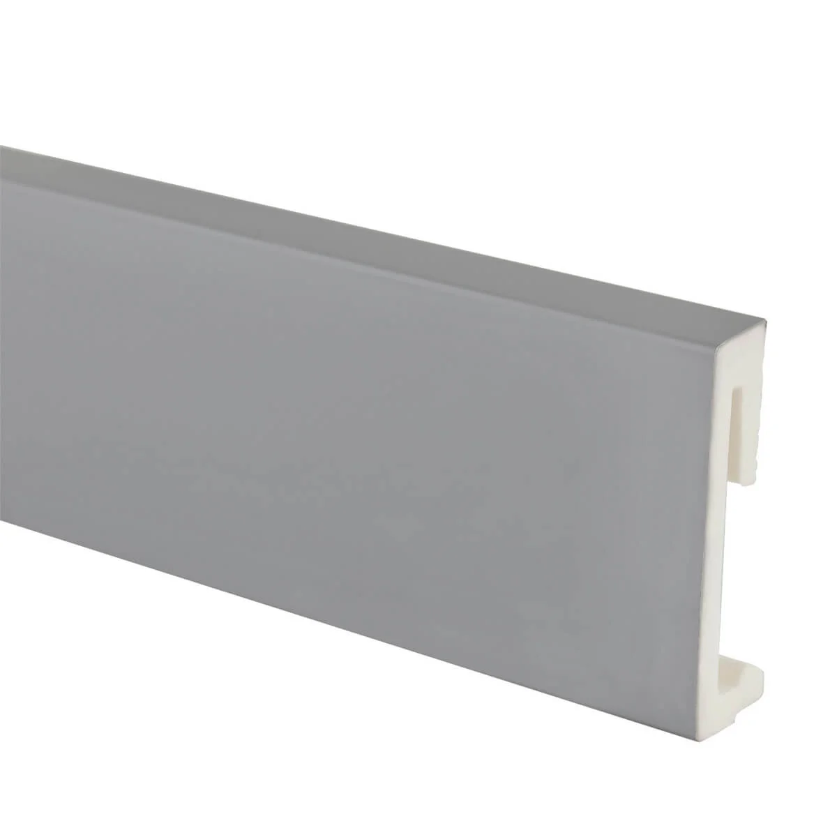 Salag Плинтус Grey RAL7047 2,2 м (Alpha 60)