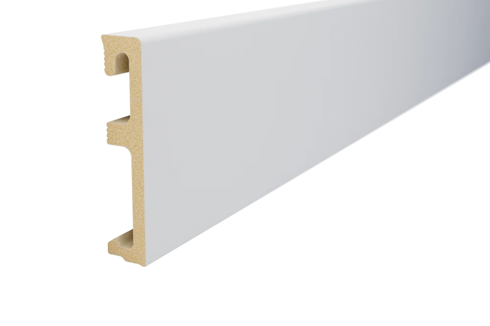 Salag Плинтус White 2,4 м (Alpha 80)