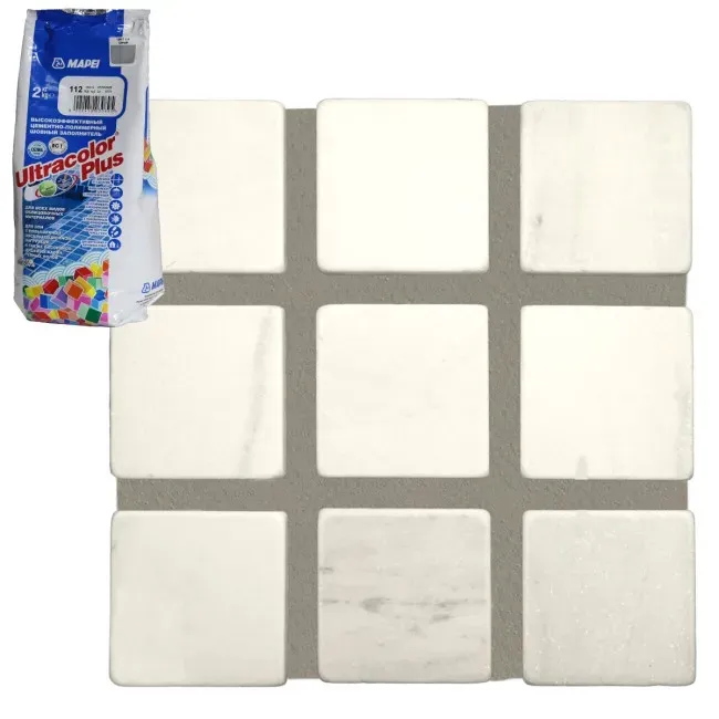 Коллекция Затирка Mapei Ultracolor Plus 112 Серый Mapei - СУХИЕ СМЕСИ
