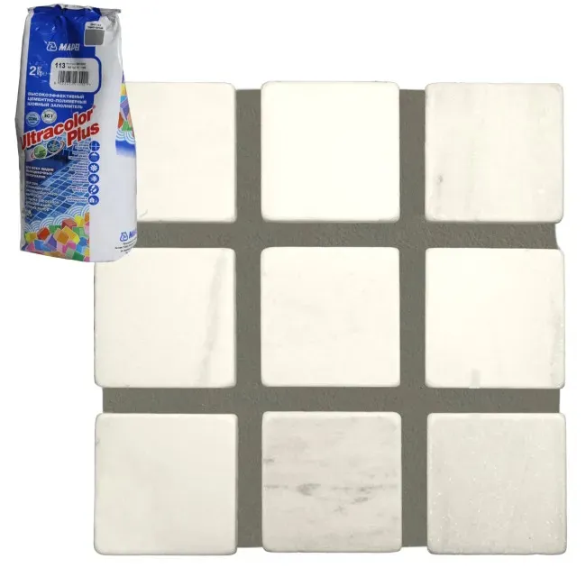 Коллекция Затирка Mapei Ultracolor Plus 113 Темно-серый Mapei - СУХИЕ СМЕСИ