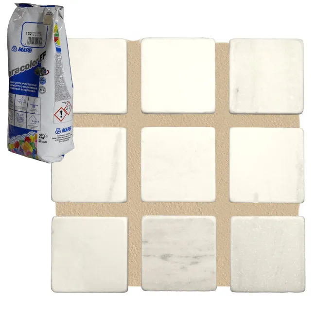 Коллекция Затирка Mapei Keracolor FF 132 Бежевый 2000 Mapei - СУХИЕ СМЕСИ