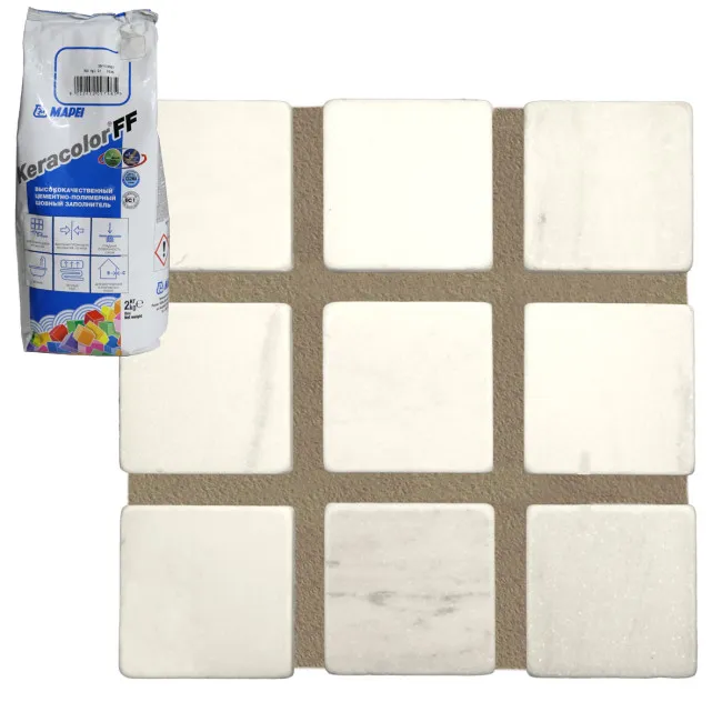 Коллекция Затирка Mapei Keracolor FF 134 шелк Mapei - СУХИЕ СМЕСИ