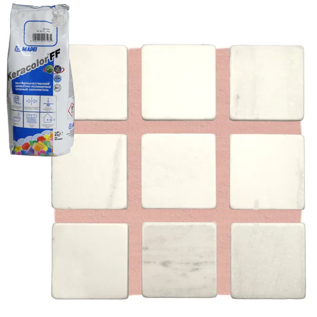 Коллекция Затирка Mapei Keracolor FF 160 магнолия Mapei - СУХИЕ СМЕСИ
