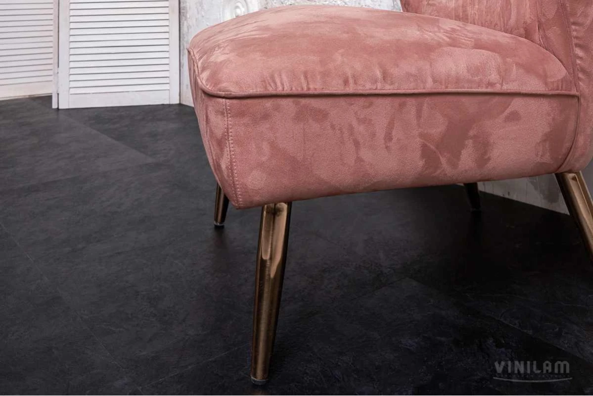 Кварцвинил Vinilam Ceramo Stone WPC Ceramo Stone WPC 61607 Сланцевый Черный