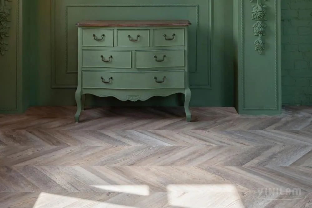 Кварцвинил Vinilam Parquet Chevron Parquet Chevron RI153616CL4 Шампань