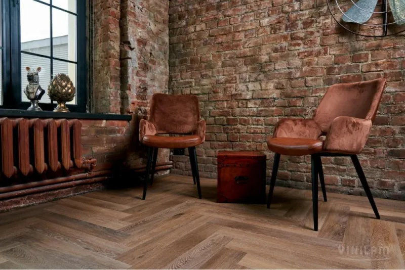 Кварцвинил Vinilam Parquet Herringbone Glue Parquet Herringbone Glue GD11199 Венецианский