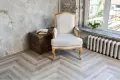 Vinilam Parquet Herringbone Glue GD11122 Эрмитаж