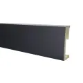 Salag Плинтус Black RAL9005 2,2 м (Alpha 60)