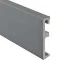 Salag Плинтус Grey RAL7047 2,4 м (Alpha 80)