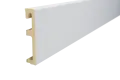 Salag Плинтус White 2,4 м (Alpha 80)