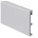 Salag Плинтус Grey RAL7047 2,4 м (Alpha 100)