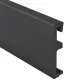 Salag Плинтус Black RAL9005 2,4 м (Alpha 80)